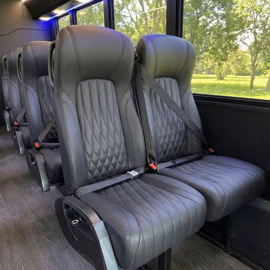 brighton 20 passenger minibus high back seats