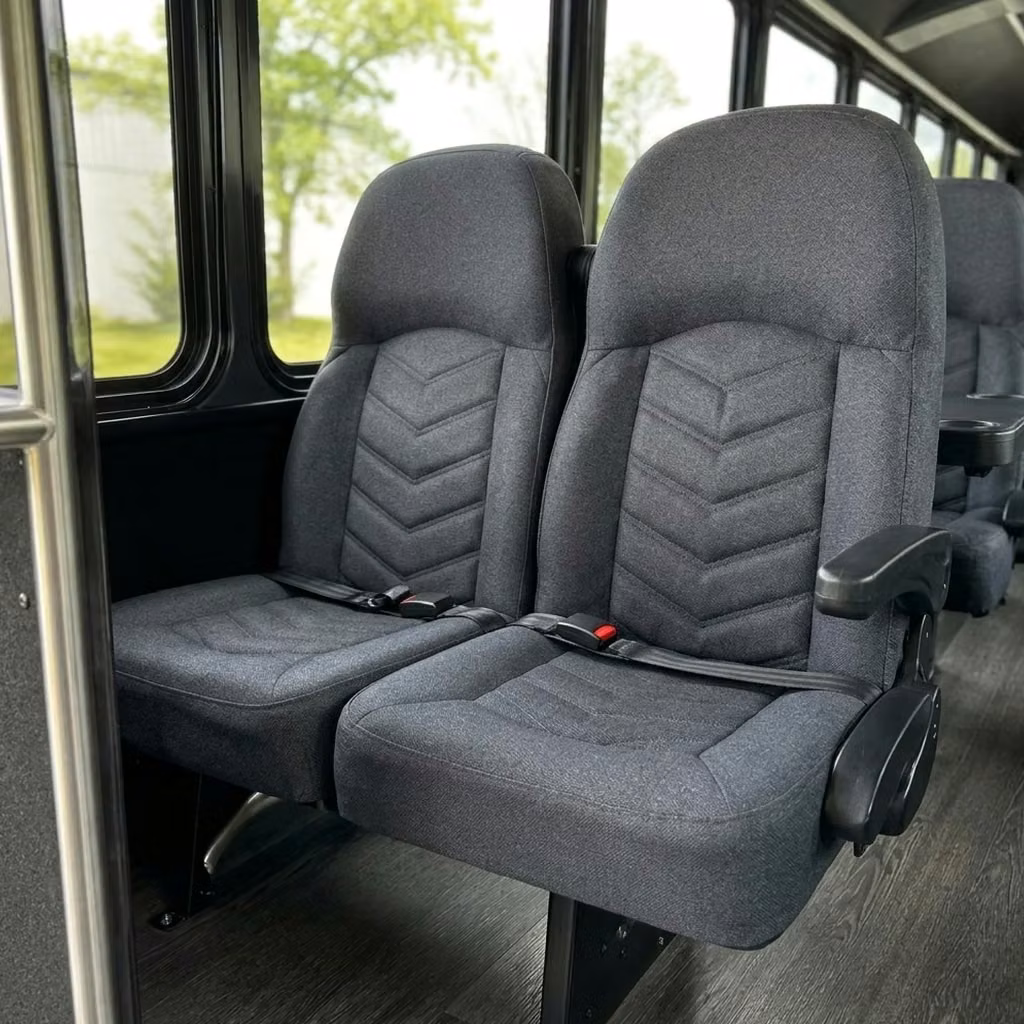 brighton 25 passenger minibus high back seats