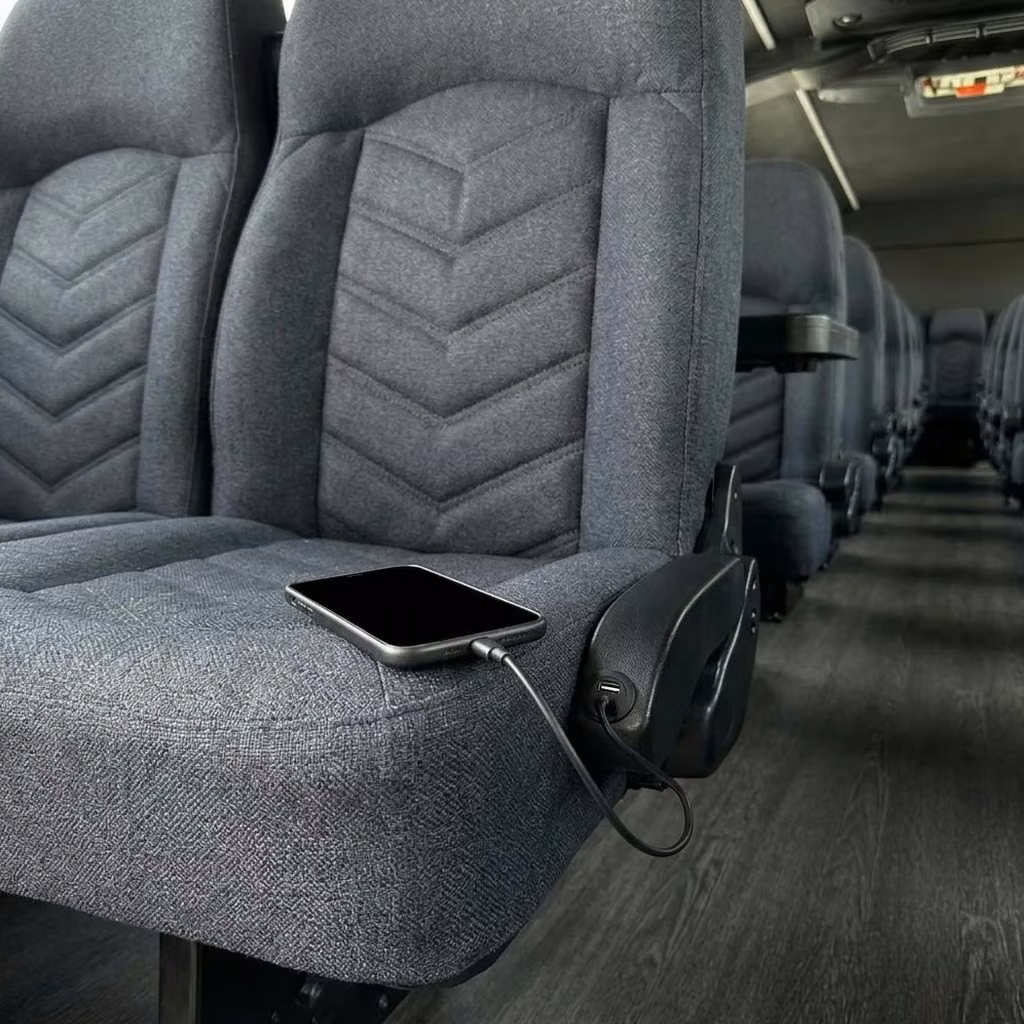 brighton 25 passenger minibus usb charging