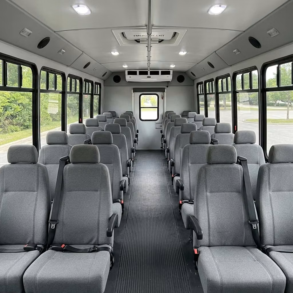 brighton 35 passenger minibus seating