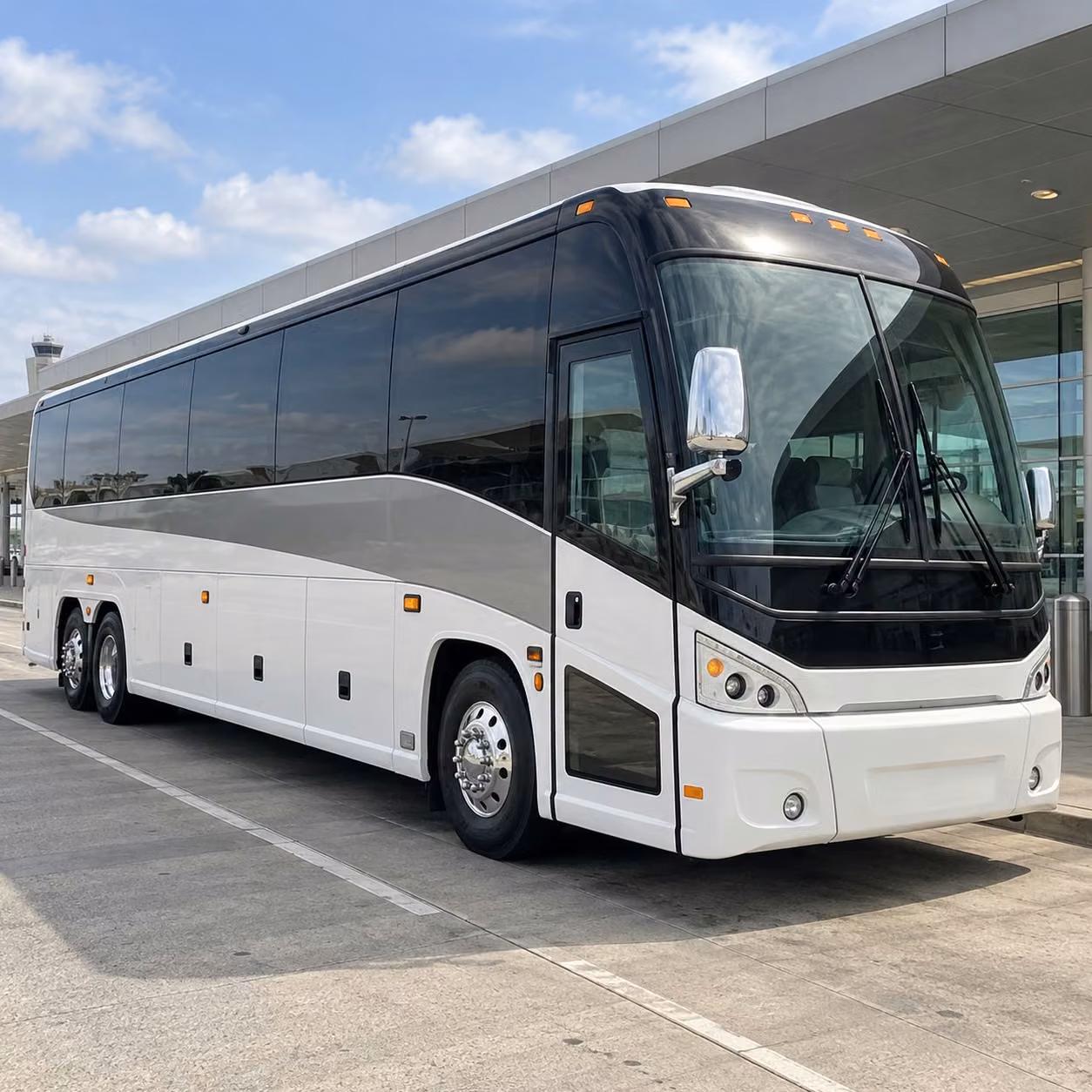 brighton 56 passenger charter bus rental