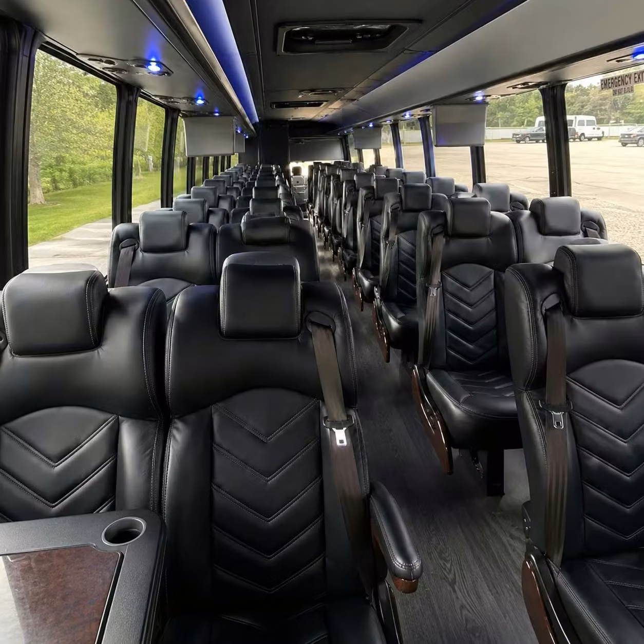 brighton minibus interior 3