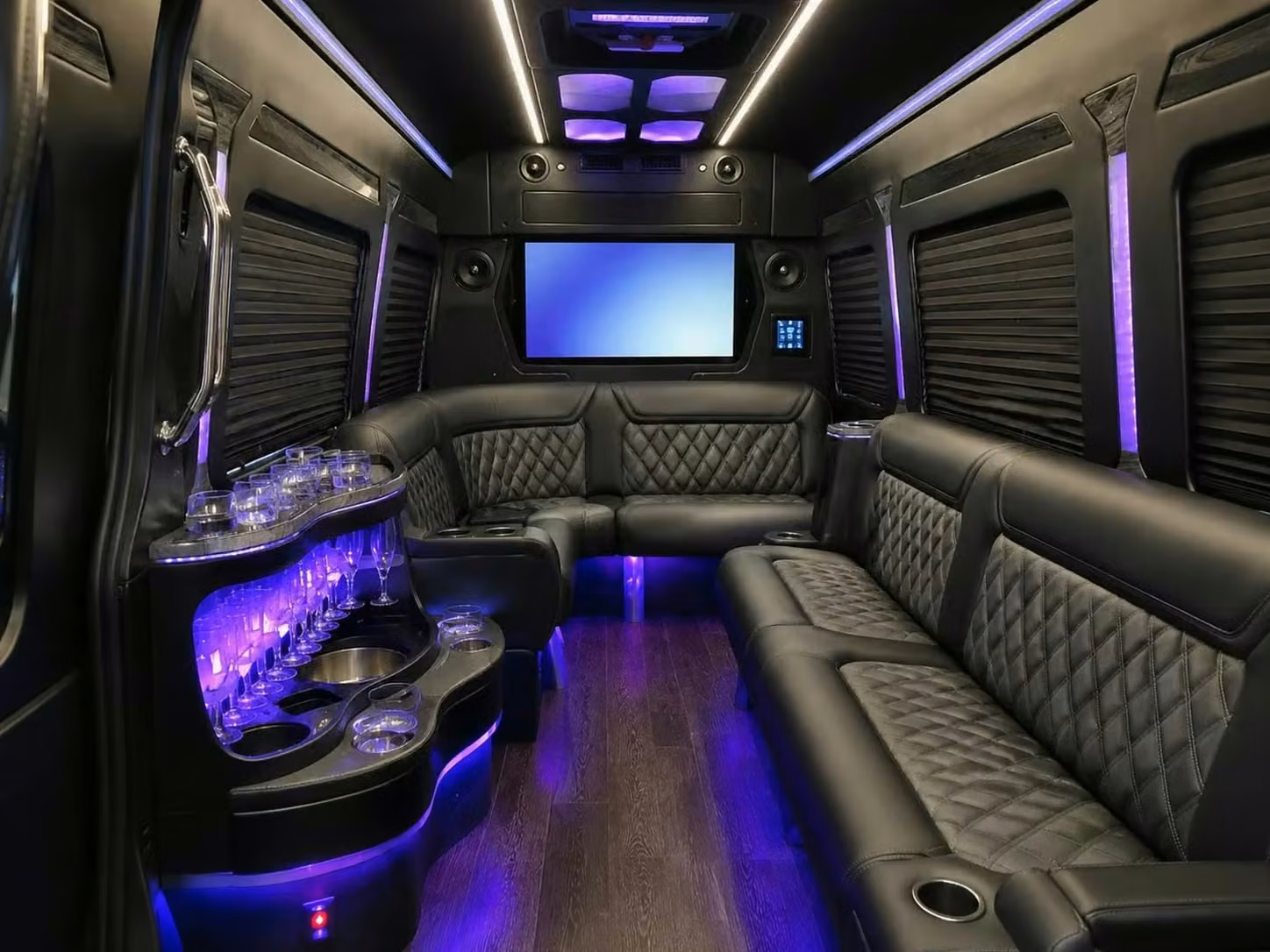 brighton party bus smart tvs