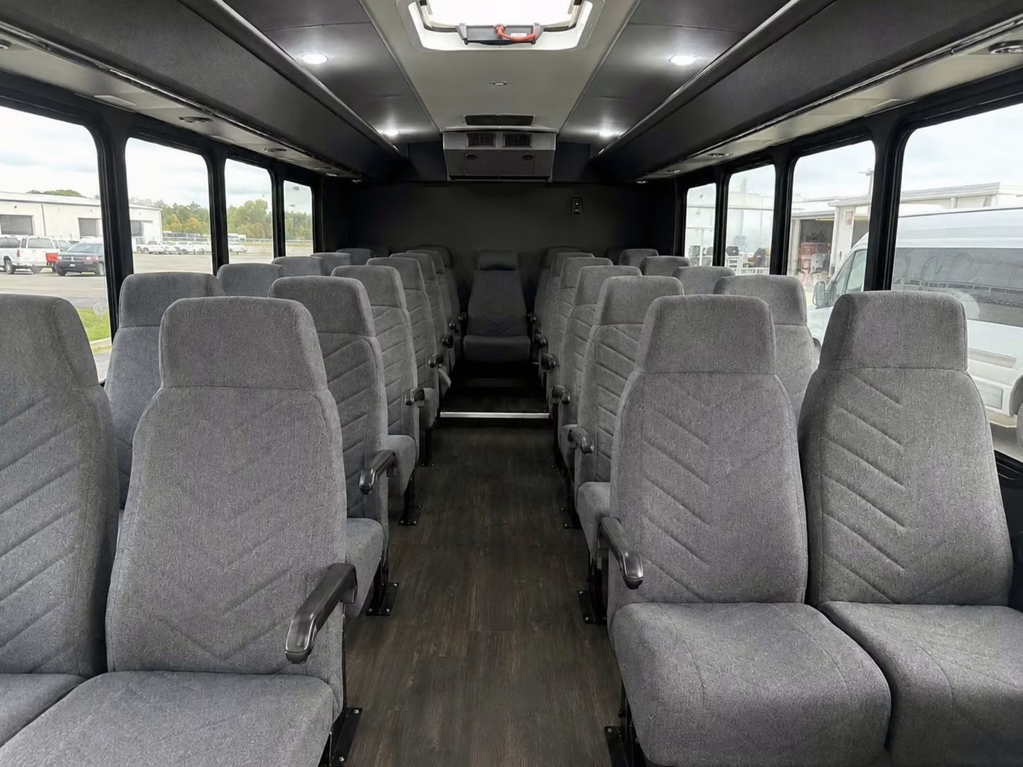 15 passenger minibus interior