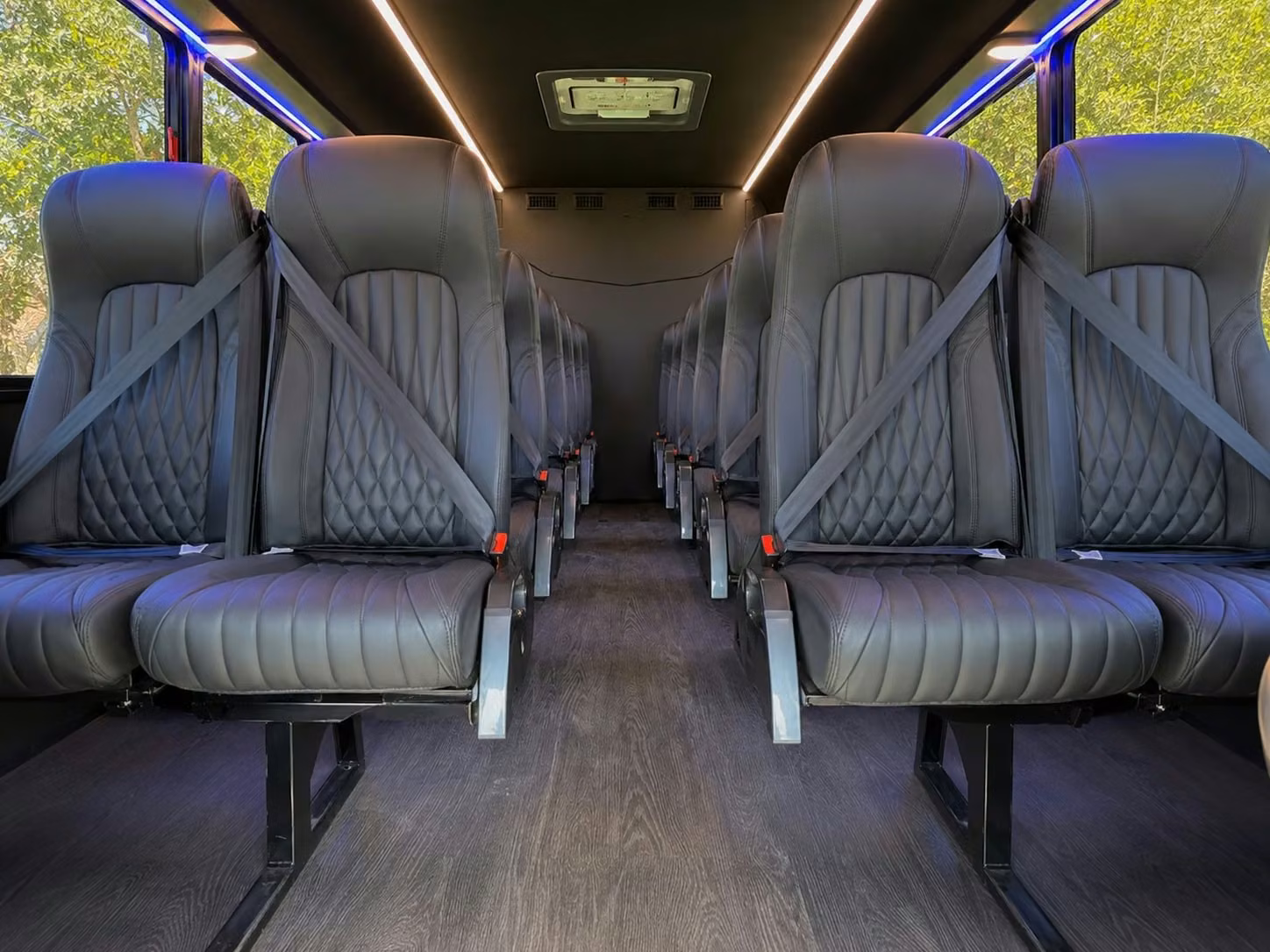 20 passenger minibus interior