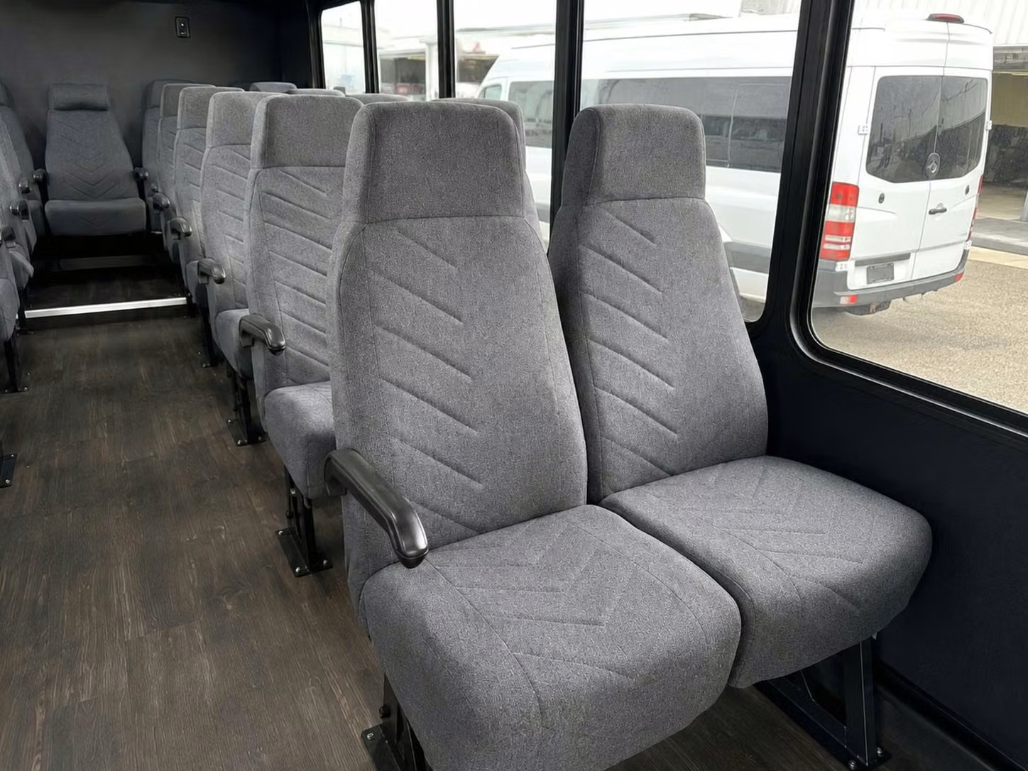 18 passenger minibus inside